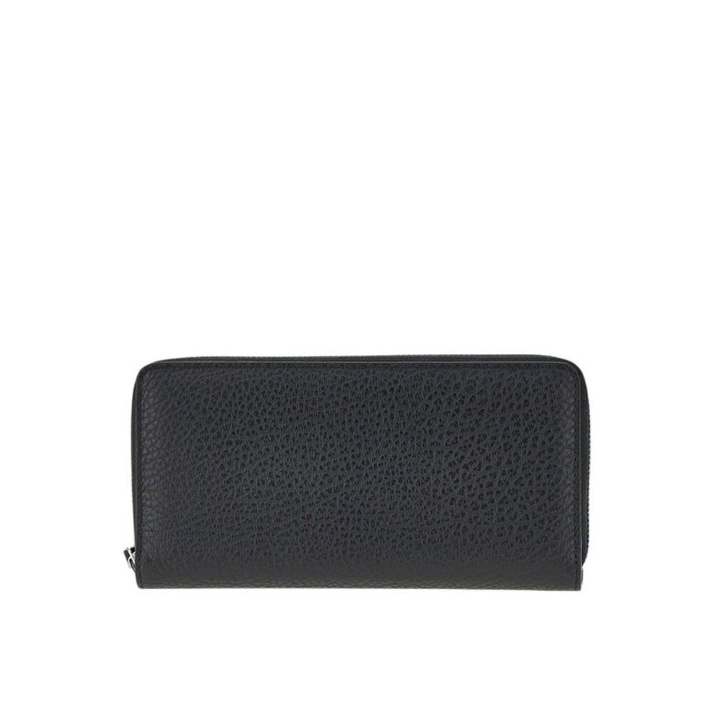 Maison Margiela Women Grained Leather Zip-Around Wallet